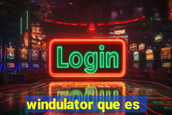 windulator que es